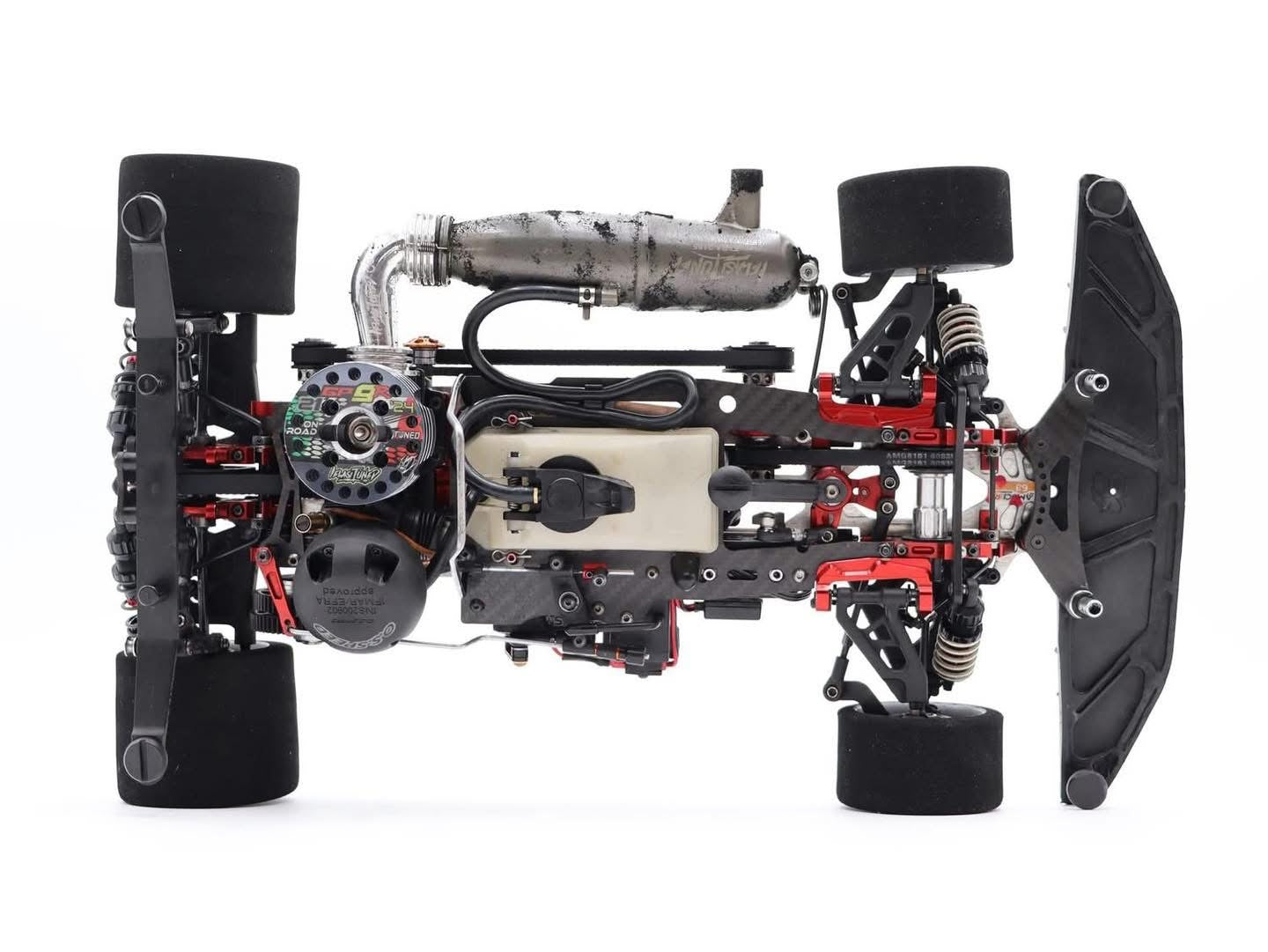 Ielasi Tuned EFRA 2185 C6 1/8 On Road Exhaust Kit