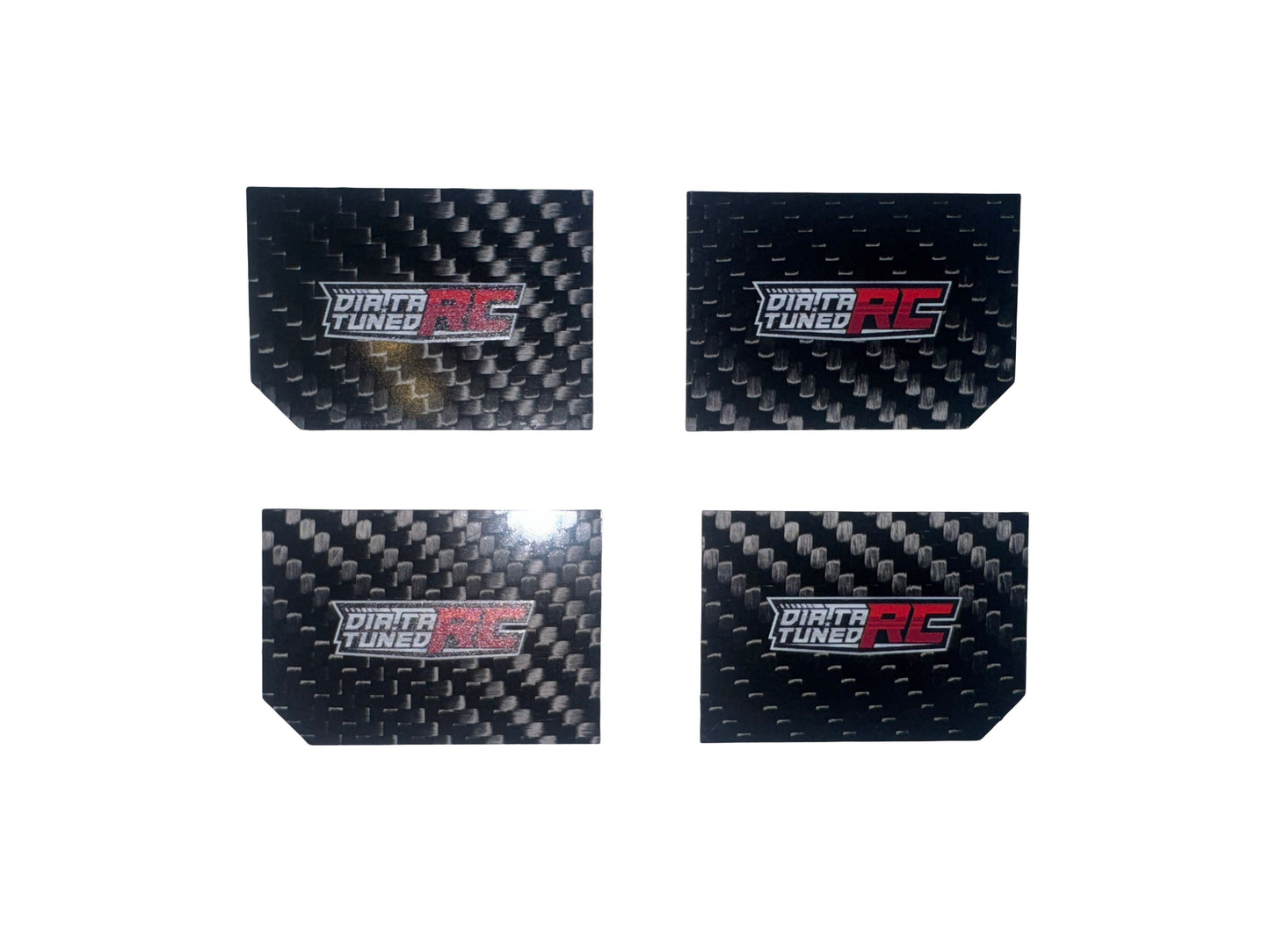 200mm Touring Car Wing End Plates Carbon Fiber
