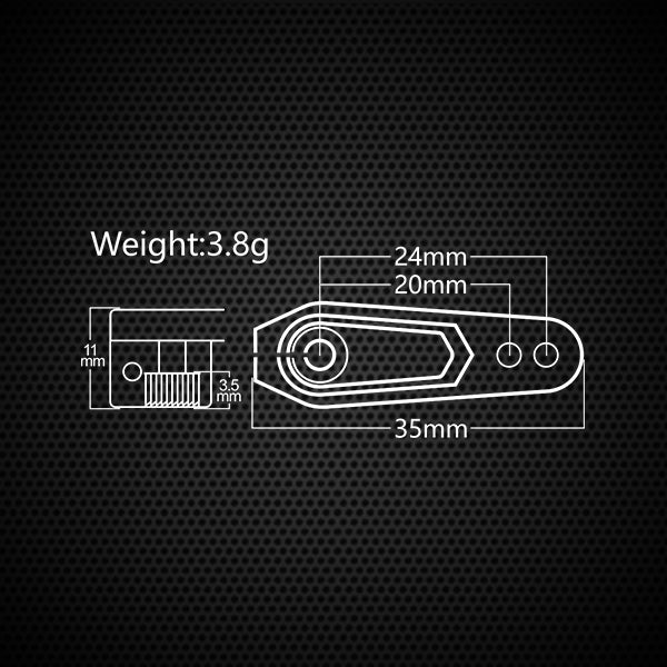 Power HD AP2024 Alloy Servo Horn