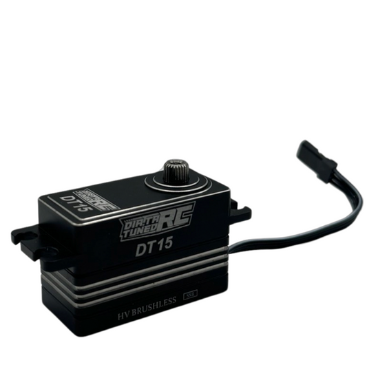 DT15 Brushless HV Low Profile Titanium & Steel Gear Digital Servo (Silver) DTRC