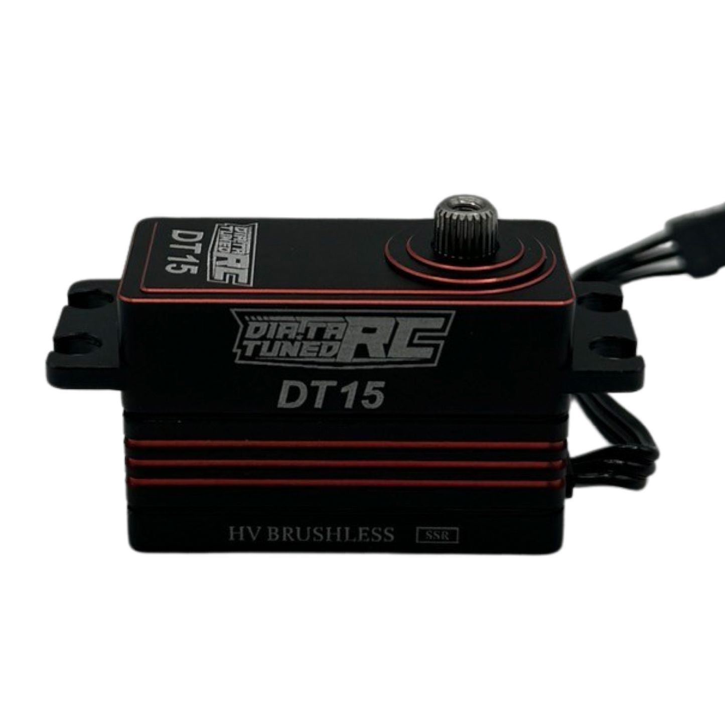 DT15 Brushless HV Low Profile Titanium & Steel Gear Digital Servo (Red) DTRC