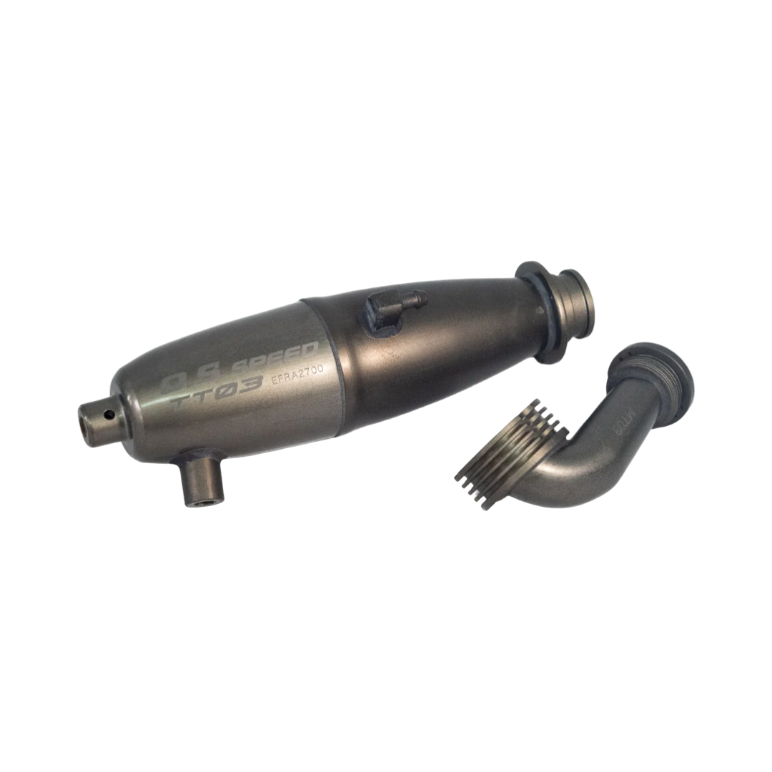 Ielasi Tuned EFRA 2700 Hard Coated 1/10 Nitro Touring .12 Exhaust Kit