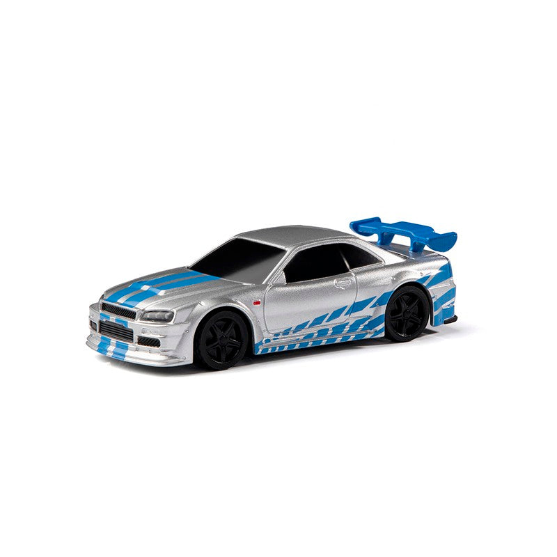 Turbo Ready to Run 1:76 Scale RC Sport Car Table Racing Remote Control Mini Model Car Mini Full Proportional RTR Kit Toys (C74-LE) Limited Edition
