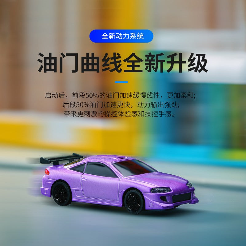 Turbo Ready to Run 1:76 Scale RC Sport Car Table Racing Remote Control Mini Model Car Mini Full Proportional RTR Kit Toys (C72)