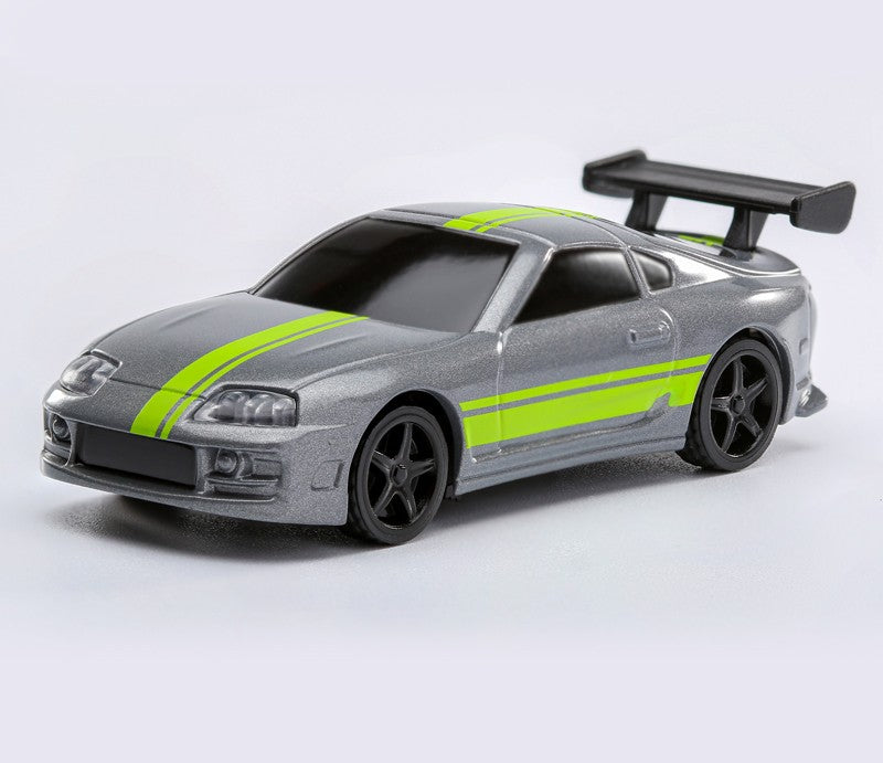 Turbo Ready to Run 1:76 Scale RC Sport Car Table Racing Remote Control Mini Model Car Mini Full Proportional RTR Kit Toys (C73)