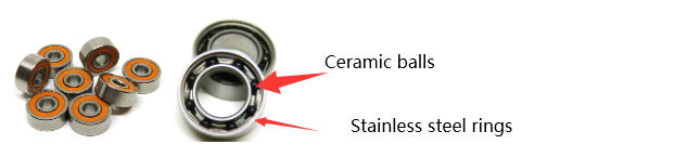 8x12x3.5mm Ceramic High Speed Ball Bearing