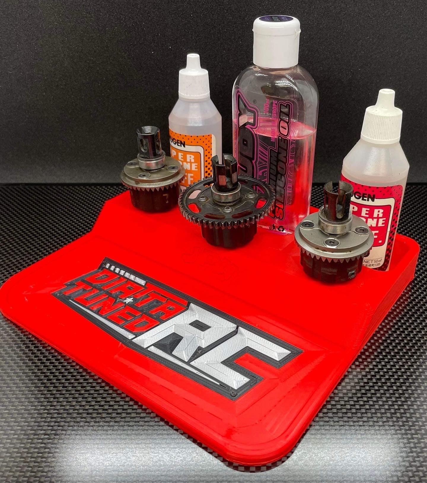 DTRC Shock/Diff Caddy 1/8th scale Red (Ltd Edition)