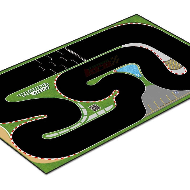 Turbo Racing 1/76 Mini RC Car Parts Plastic Rubber Race Track Large (900mm x 1600mm)