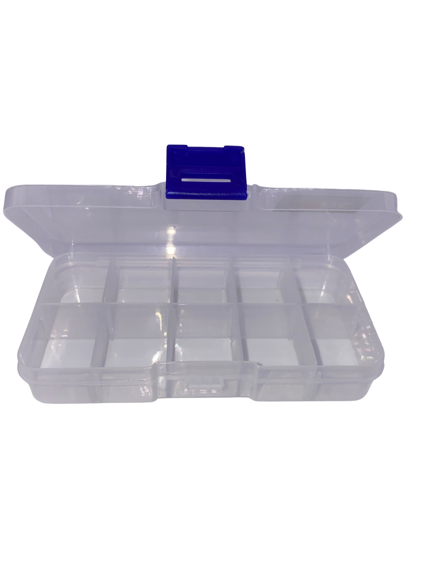 Clear Box 130x68x23mm 10 Small Compartment DTRC