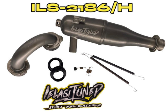 Ielasi Tuned EFRA 2186H Coated Buggy Truggy Exhaust Kit-OFF