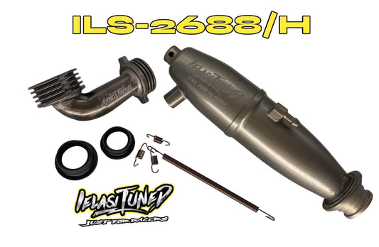 Ielasi Tuned 2688 H 1/10 Nitro Touring Car .12 Exhaust Kit