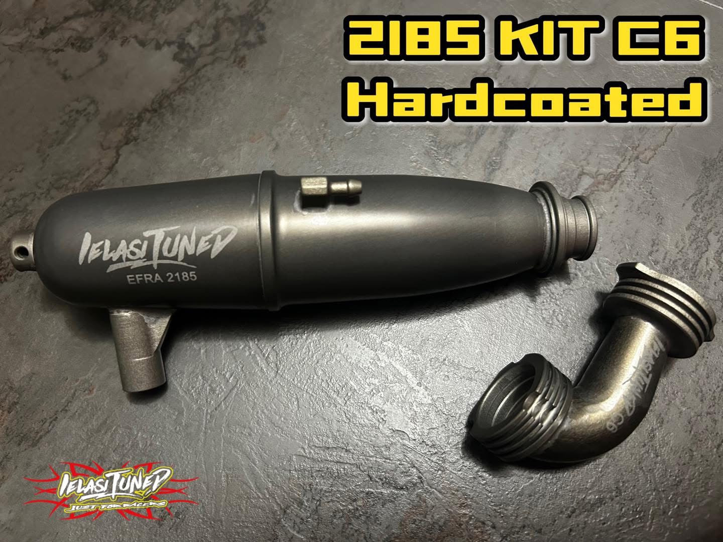 Ielasi Tuned EFRA 2185 H C6 1/8 On Road Hardcoated Exhaust Kit