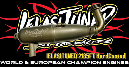 Ielasi Tuned EFRA 2185FT H 1/8 On Road Exhaust Kit