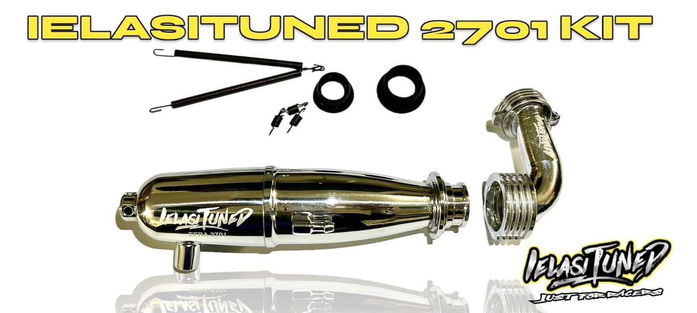 Ielasi Tuned 2701 1/10 Nitro Touring Car .12 Exhaust Kit