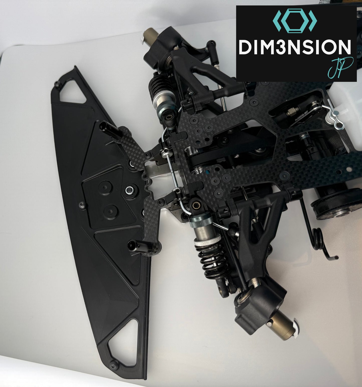 DIM3NSION by JP FRONT CARBON BODY MOUNT (Flex) MUGEN MRX-7