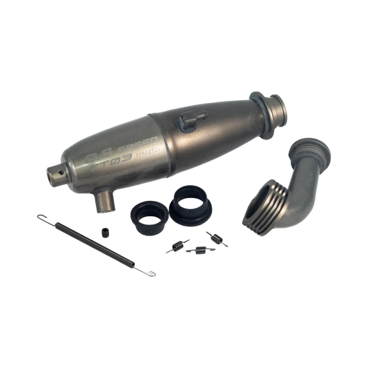 Ielasi Tuned EFRA 2700 Hard Coated 1/10 Nitro Touring .12 Exhaust Kit