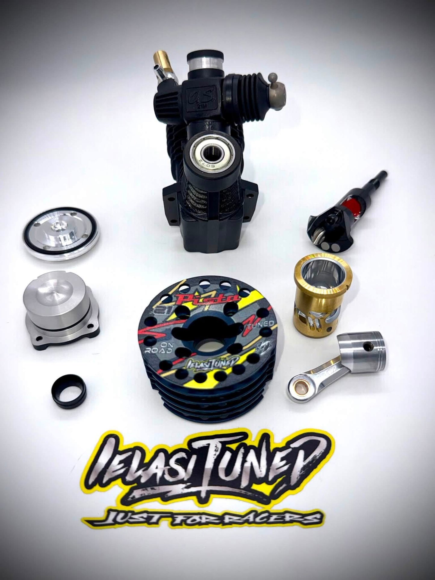 .21 Ielasi Tuned PISTA TEAM EDITION BLACK On-Road RC Nitro Engine