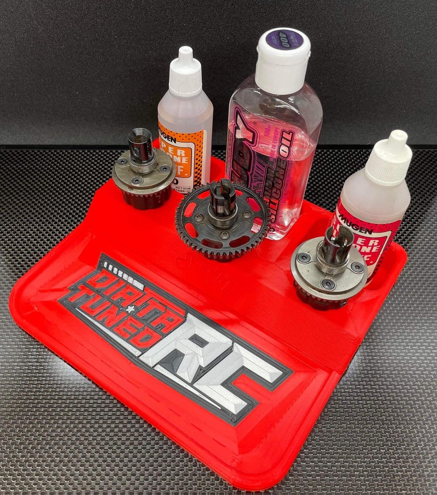 DTRC Shock/Diff Caddy 1/8th scale Red (Ltd Edition)
