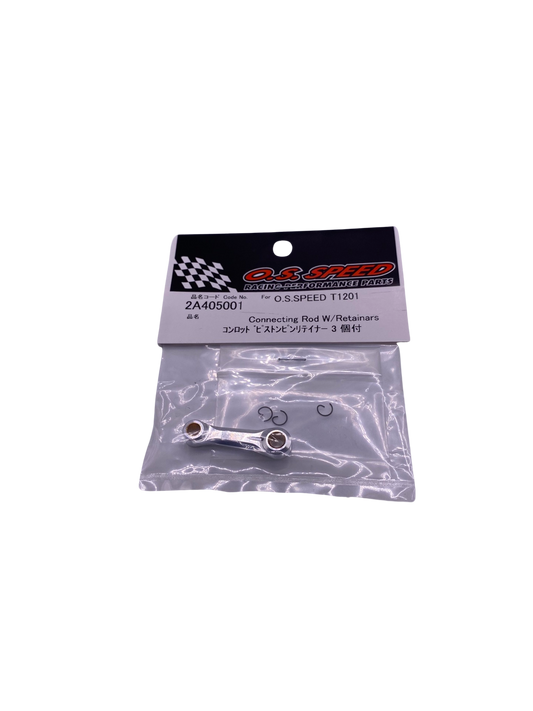 Ielasi Tuned GP3R Con Rod 2.11cc (W/Piston Pin Retainers 3Pcs)