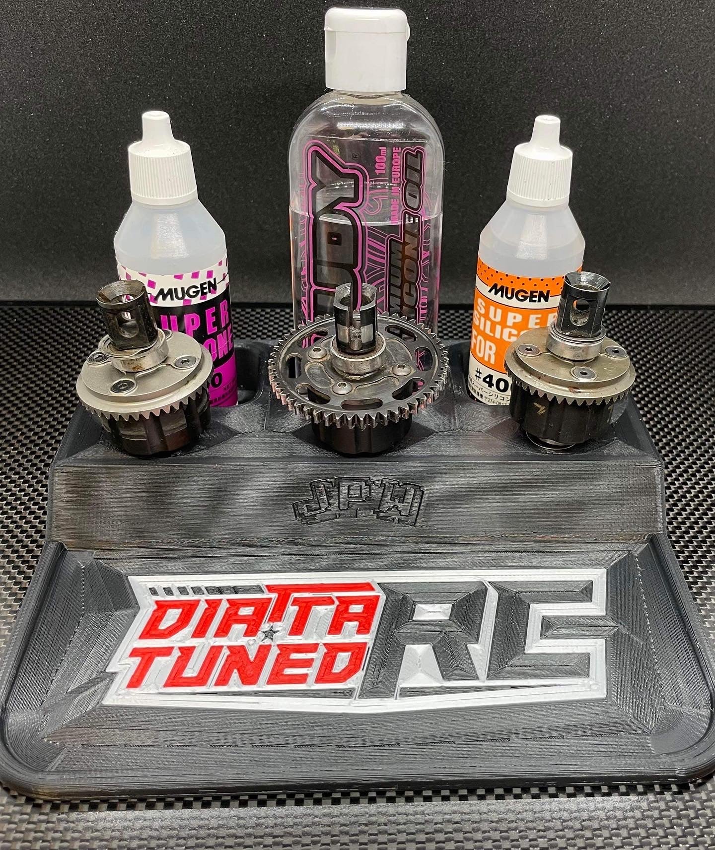 DTRC Shock/Diff Caddy 1/8th scale Black