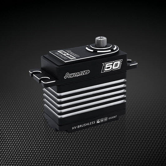 Power HD T50-BHV Brushless Aluminum Steel Gear Servo