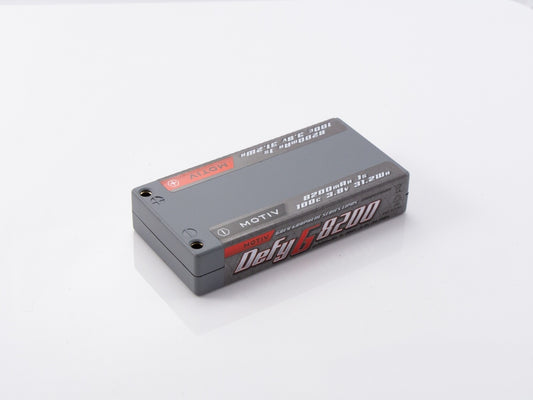 DEFY Grey Graphene Pro Li-Po 1cell, 3.8V, 8200mah, 100C (12th Mod and Stock)