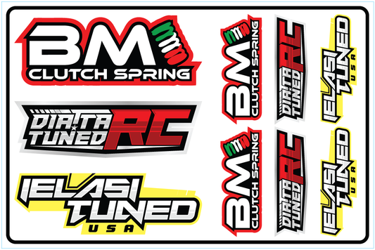 Ielasi Tuned USA Pre Cut Sticker Sheet